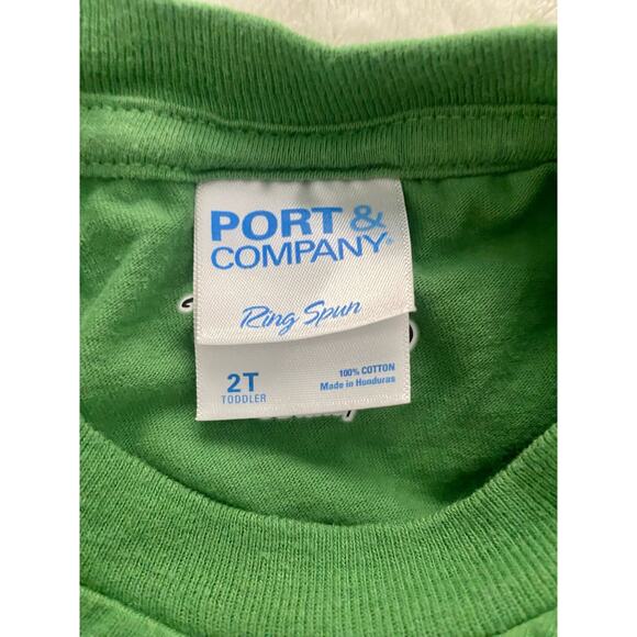 Port & Company for Disney Tinkerbell 4 leaf clover 2T shirt in Green - Picture 4 of 4